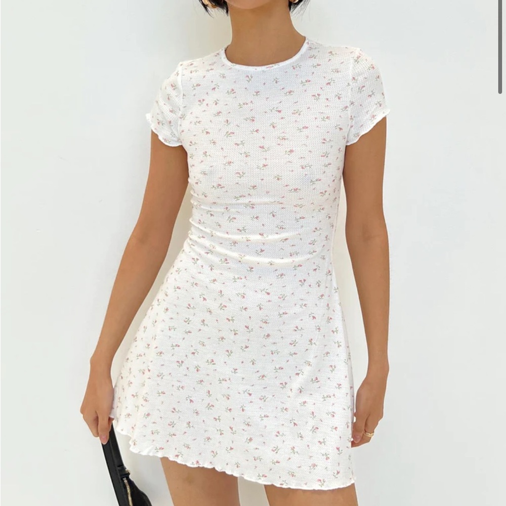 COPY - Patton Mini Dress White Floral